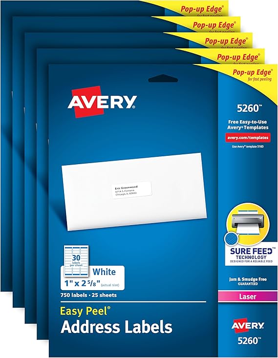 amazon avery address labels