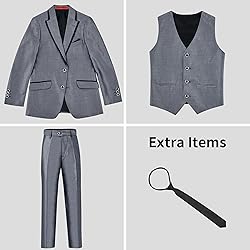 Marvelous World Boys' Formal Slim Fit Suit