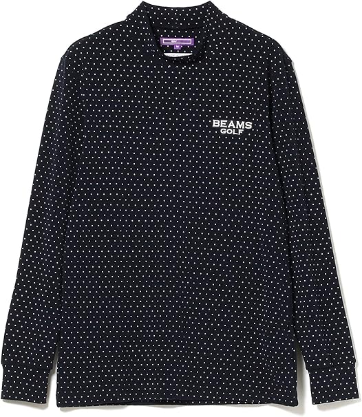Amazon ビームスゴルフ カットソー タートル ハイネック Purple Label Dot モックタートルネック シャツ メンズ Navy Wt Dot S シャツ 通販