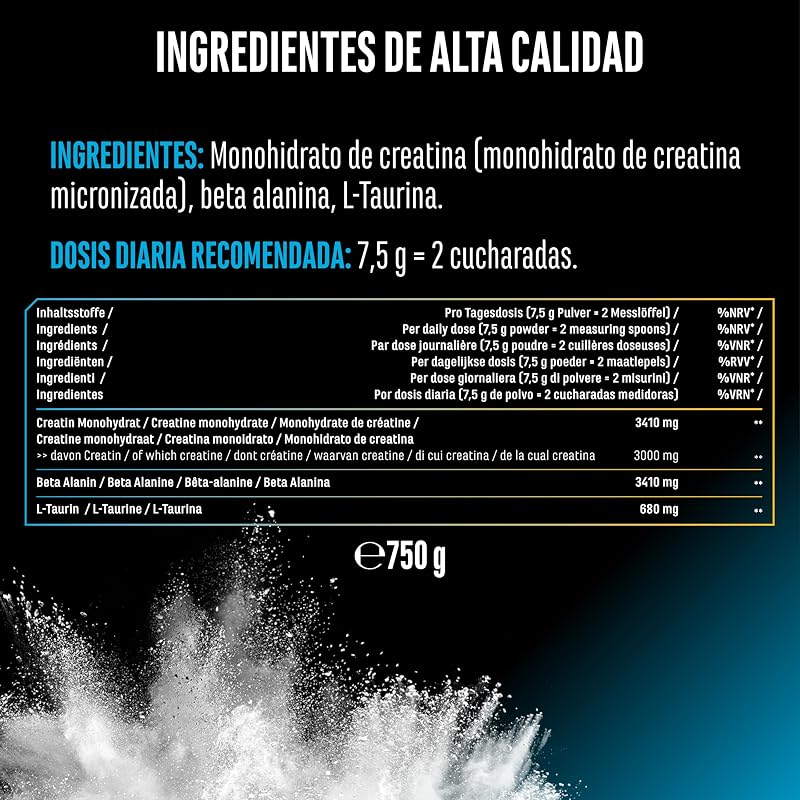 Creatin Beta Alanin Stack - Polvo 750 g