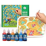 Jar Melo Marbling Paint Kit for Kids; Water Marbling kit;Non-Toxic; Water Art Paint Set,Craft Suppliers for Girls & Boys…