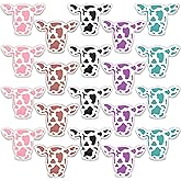 Silicone Beads, 20 PCS Cute Animal Silicone Focal Loose Beads Accessory for DIY Keychains Bracelet Necklace Pens Lanyard Making (Cow)