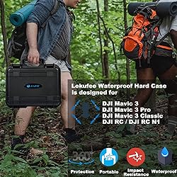 Lekufee Waterproof Hard Case Compatible with DJI