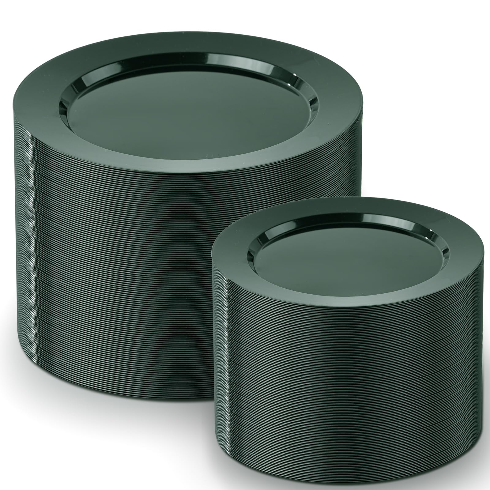 Photo 1 of ***MISSING PARTS***
FLOWERCAT 200PCS Dark Green Plastic Plates Disposable Plates for Party - Heavy Duty Plastic Plates - 10" &7" Plate for 100 Guests New Year Parties and Events