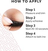Eylure 3/4 Length No. 003 False Lashes Natural Lift Reusable Handmade view 6