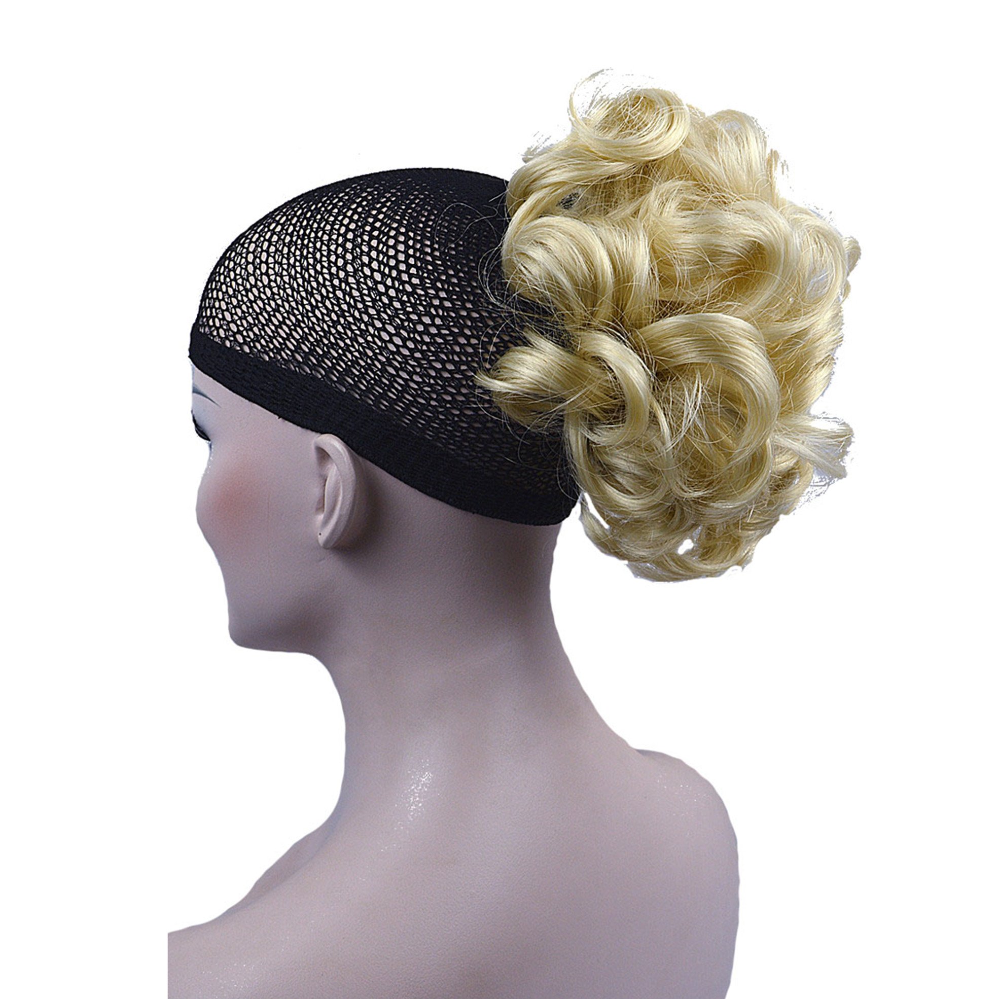 Lydell 6" Short Ponytail Hair Piece Wavy Claw Clip In/on Hairpiece Hair Extension (613 Blonde)