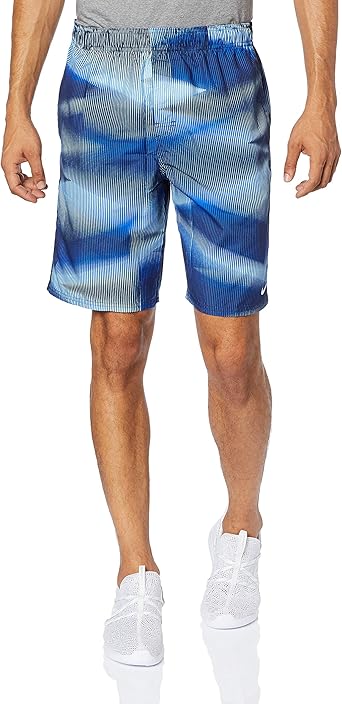 Bermuda Nike 9-Inch Swim Volley Shorts Mens Estampada - Marinho com Azul | Amazon.com.br