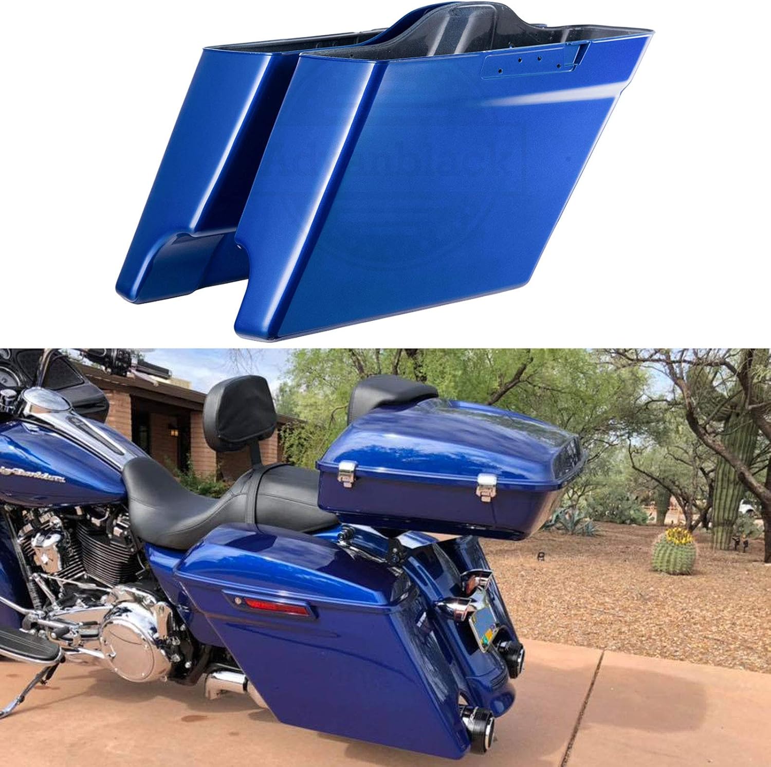 stretched bags for harley davidson