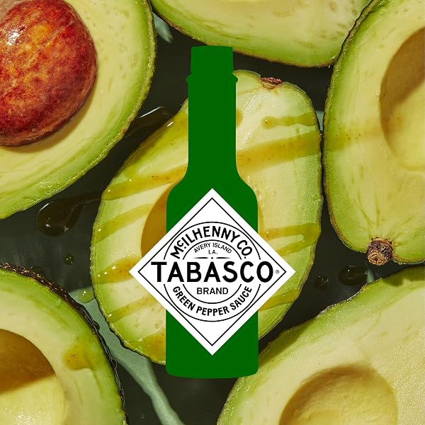 TABASCO BRAND GREEN JALAPENO PEPPER SAUCE, MILD HOT SAUCE, BULK PLASTIC JUG, BALANCED JALAPENO SAUCE, PERFECT FOR LARGE RECIPES, GREAT ON MEXICAN DISHES & MORE, 64 FL OZ (PACK OF 1)