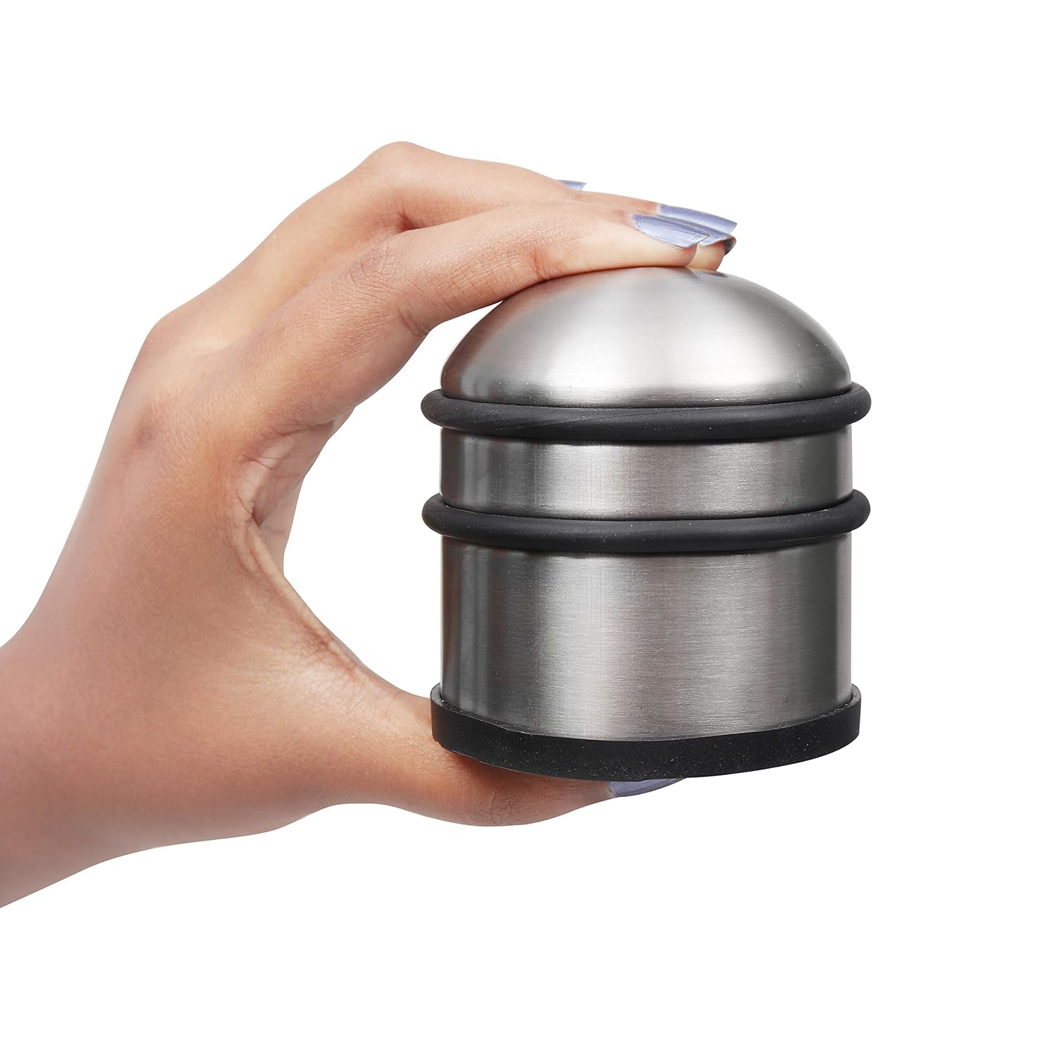 - Taco Puerta Pesado Resistente Acero Inoxidable 7,4cm de Alto x 6,8cm