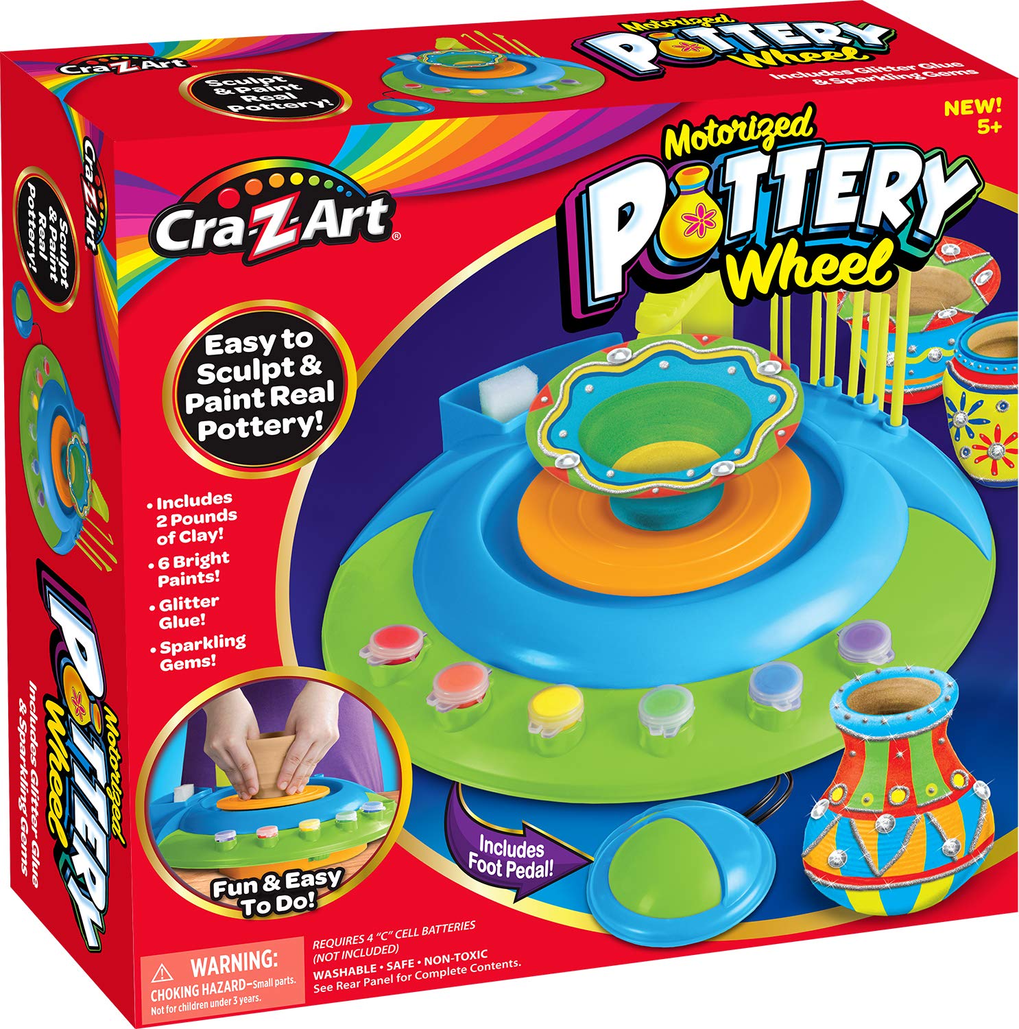 CraZArt Pottery Wheel Buy Online in UAE. Toys And Games Products