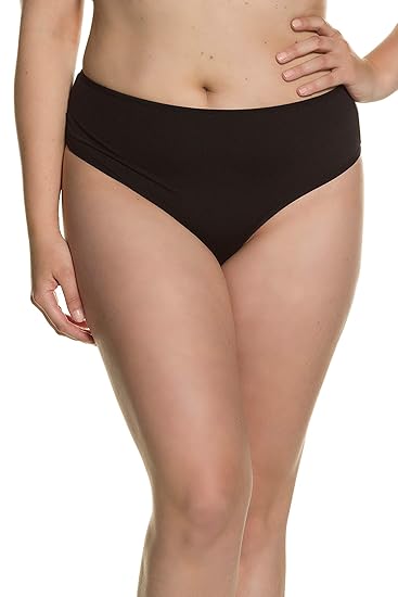 Ulla Popken Damen große Größen bis 60 | Strings im 2er Pack | Doppelpack | Slips in Tanga-Schnitt | Stretch Unterwäsche | 693