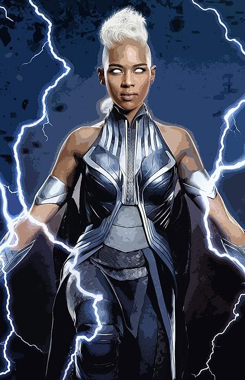 Amazon Com Poster De Nlopezart Storm Xmen Illustration Superhero Comic Book Pop Art 11x17 Pulgadas 11 X 17 Home Kitchen