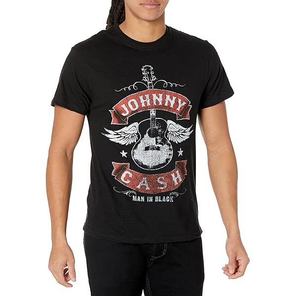 Johnny Cash T-Shirt Unisexe Hommes Femmes Band Country Music