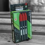 Tracer Construction Lumber Crayon Markers 12 Red Multi Surface Marking Waxy Tip view 3