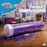 SOL 10pk Kids Glitter Tubes 10 Colours Fine Glitter Shaker Pots view 2