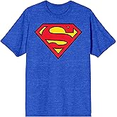Bioworld Superman Logo Men's Royal Heather T-Shirt
