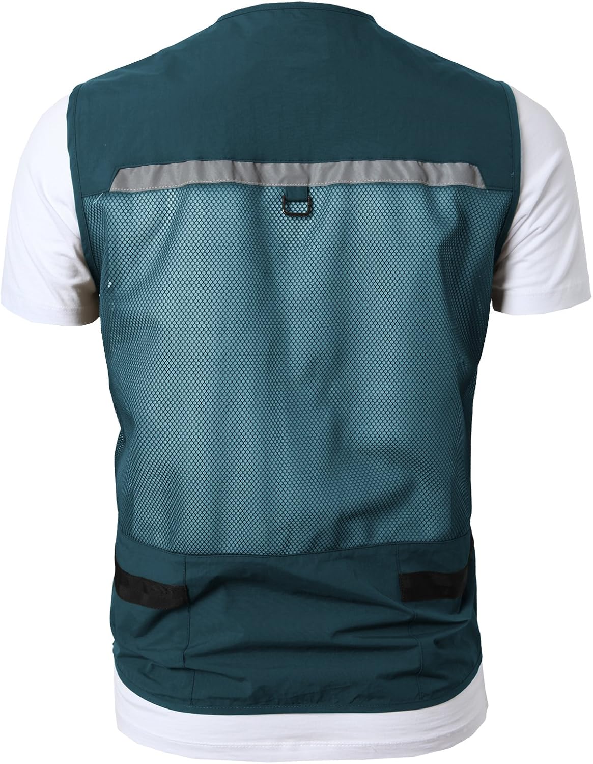 H2H Men's 100% Cotton Outdoor Multi Pocket Vest GREEN US M/Asia L (KMOV0143) at  Men’s Clothing store