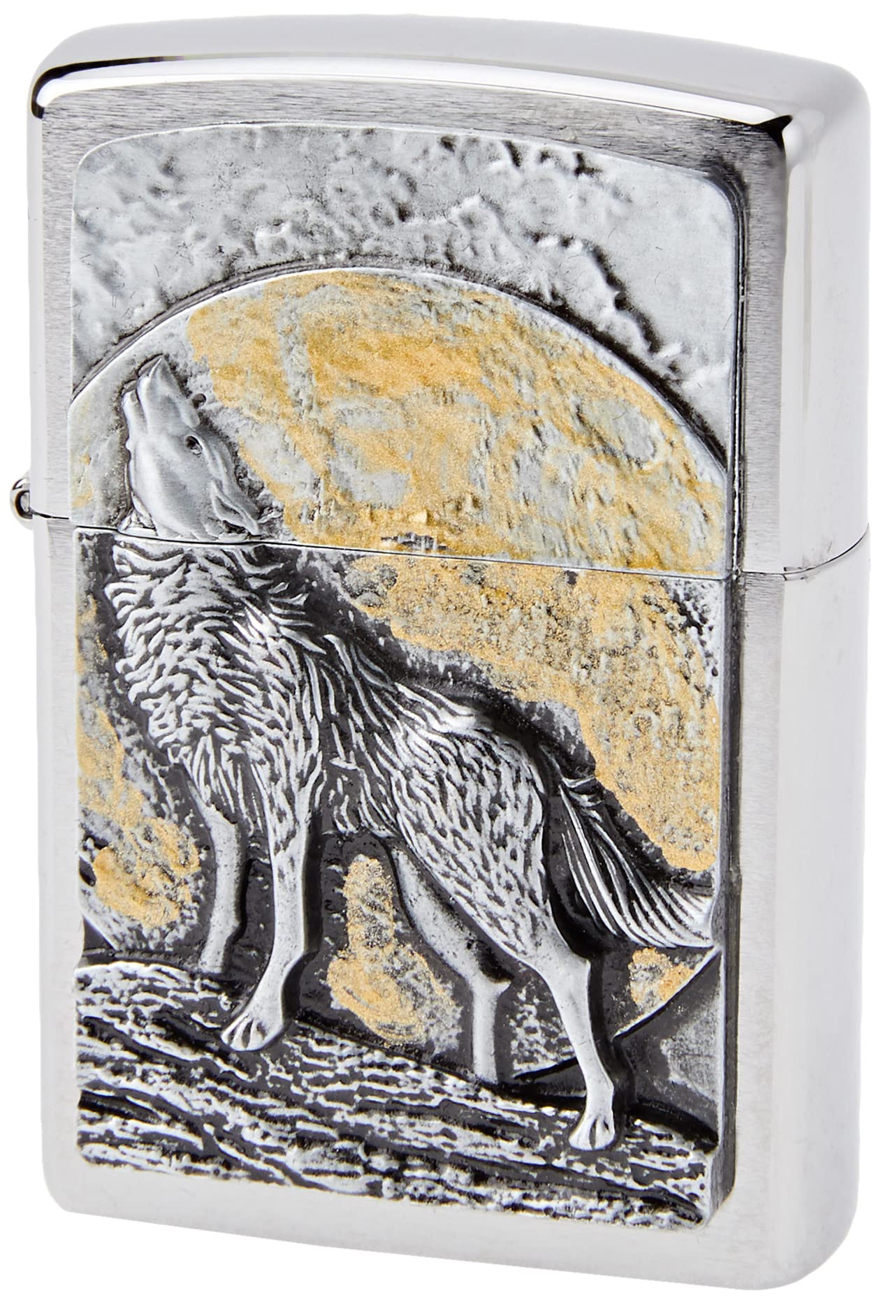 Zippo lighter, 5.5 cm x 3.8 cm x 1.2 cm