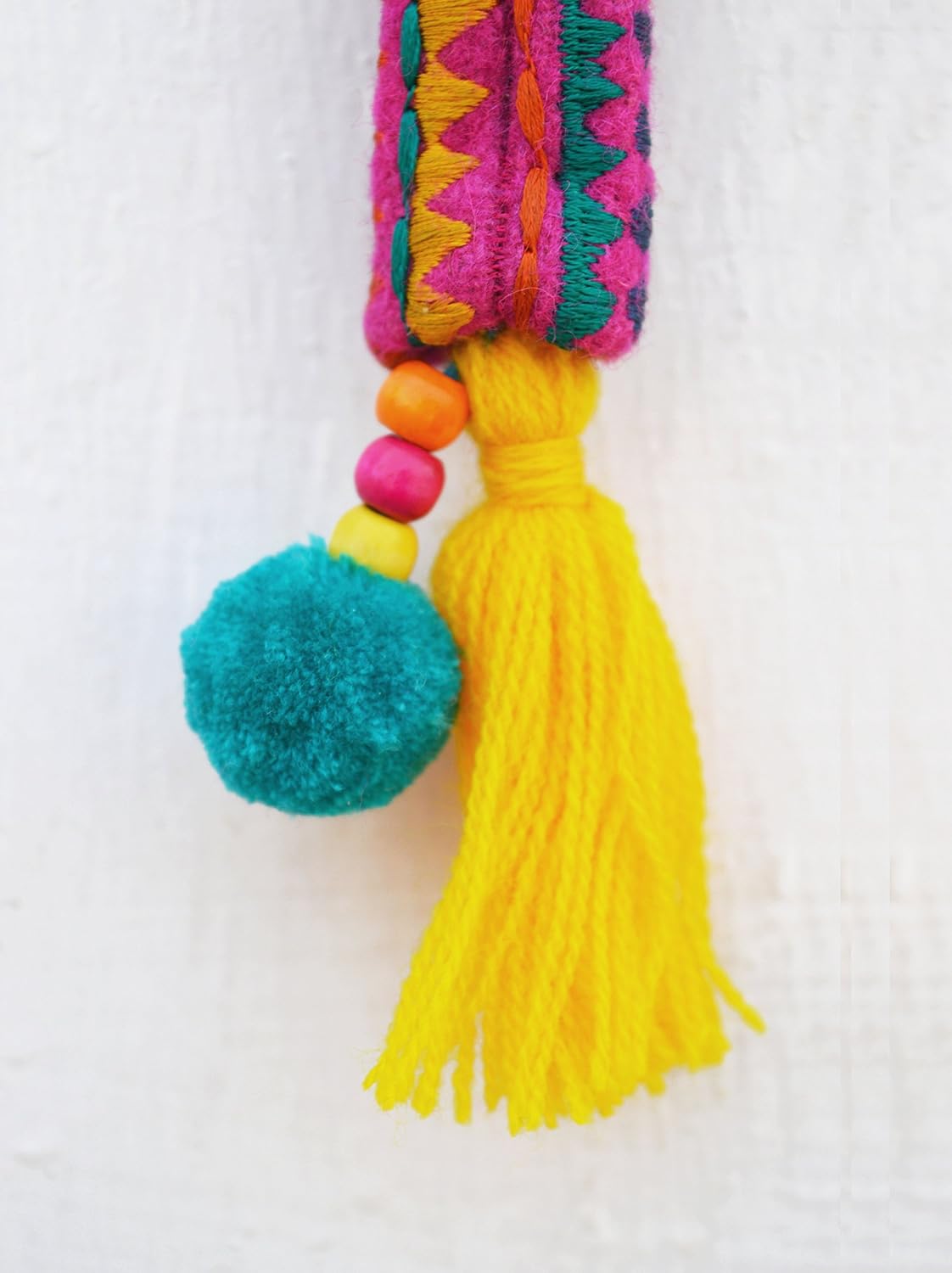 Encanto Gitana Boho Bolsa Encanto Hecho A Mano Tamano 6 O 15 Cms Tierra Colores Vliving Tribal Borla Decoracion Del Hogar Borlas Accesorios Decorativos