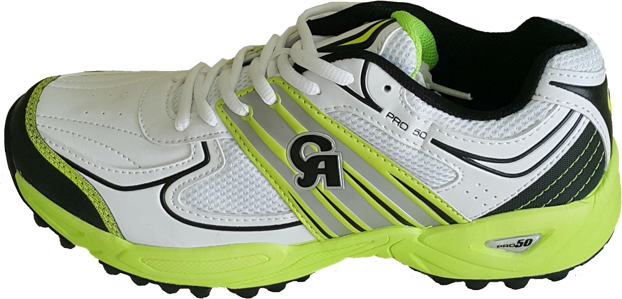 CA Men's Cricket Shoes Green Lime White