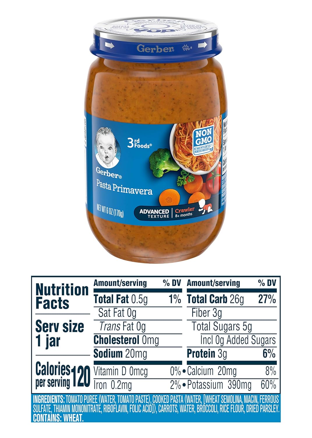 gerber pasta primavera