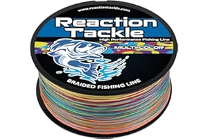 Reaction Tackle Braided Fishing Line - Pro Grade Power Performance for Saltwater or Freshwater Fish
