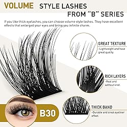 Lash Clusters B30 D Curl 10mm DIY Eyelash