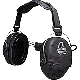 Walker's Rechargeable Lightweight Shooting Hunting Range Electronic Slim Low Profile Hearing Protection FireMax Earmuffs