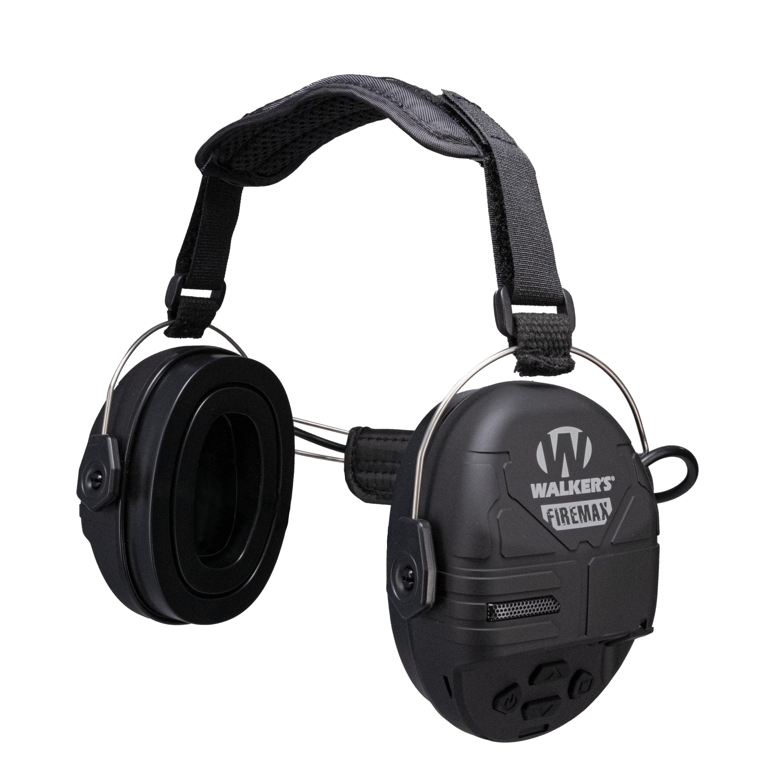 thumbnail image 2 of Folding Electronic Ear Muffs For Shooting & Hunting - Noise Protection Headset (70dB NRR), Black/Green 2 of 6