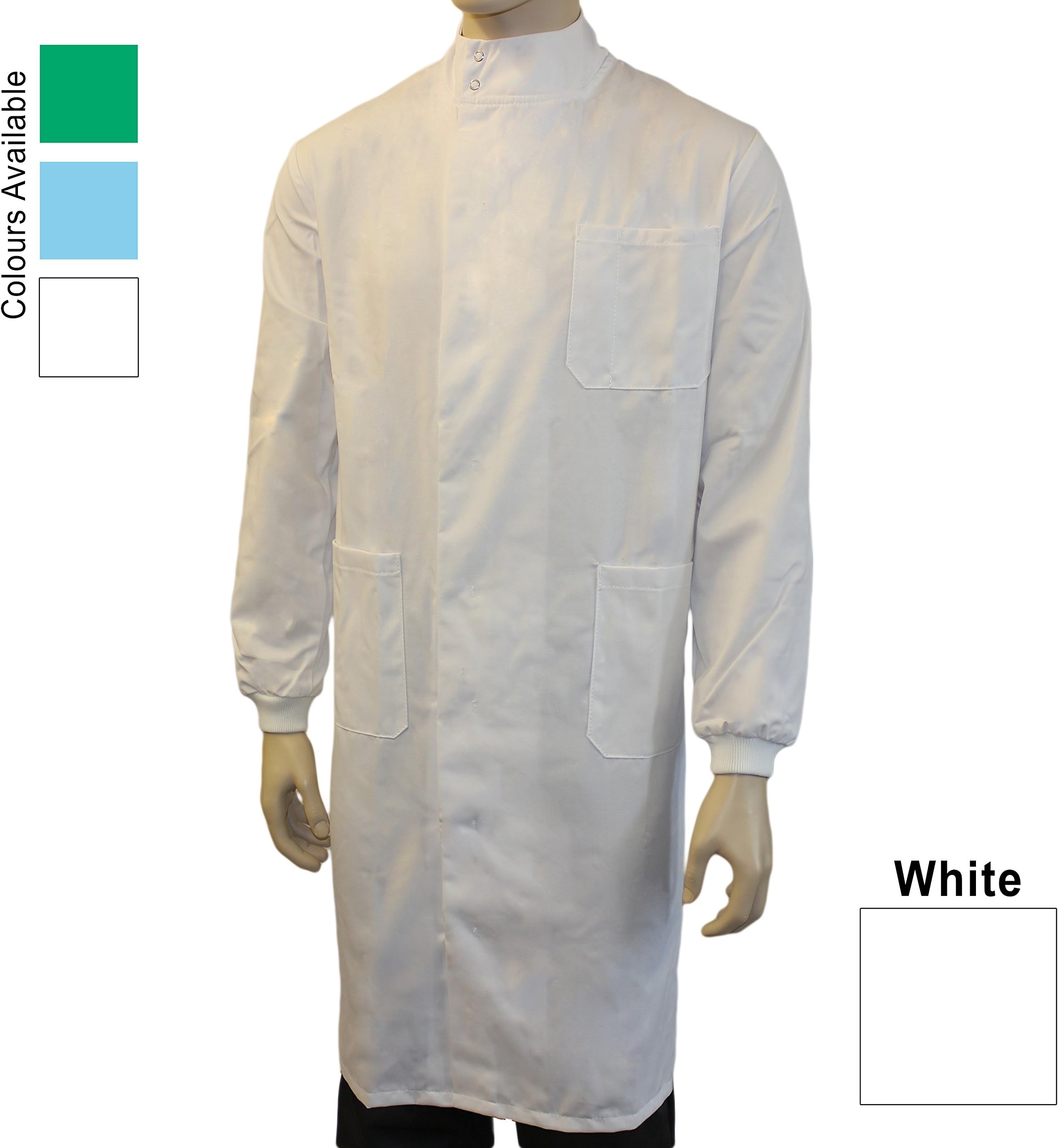 WSC Workwear Healthcare Howie Coat with Mandarin Collar