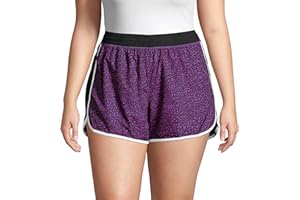JUST MY SIZE Women's Plus Size Active Woven Run Short
