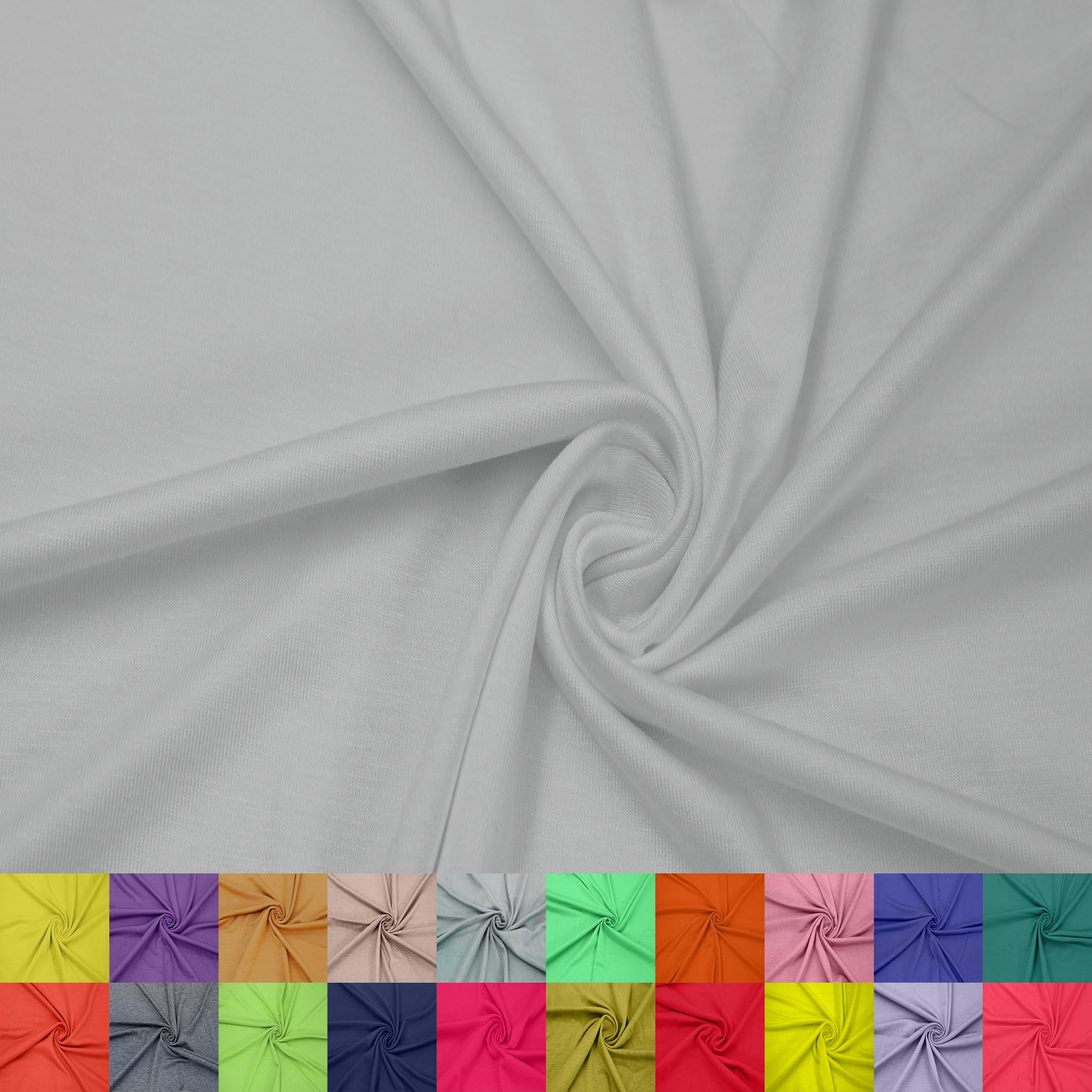 60" Wide Rayon Spandex Jersey Knit Fabric by The