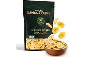 Cravers Delight Dried Banana Chips (Sweetened) – 16 oz Dried Fruit Chips Made from 100% Bananas – Sweet & Crunchy – Dry Crispy Fruit Snacks for Kids, Teens and Adults – Gluten Free Non-GMO Vegan Snack