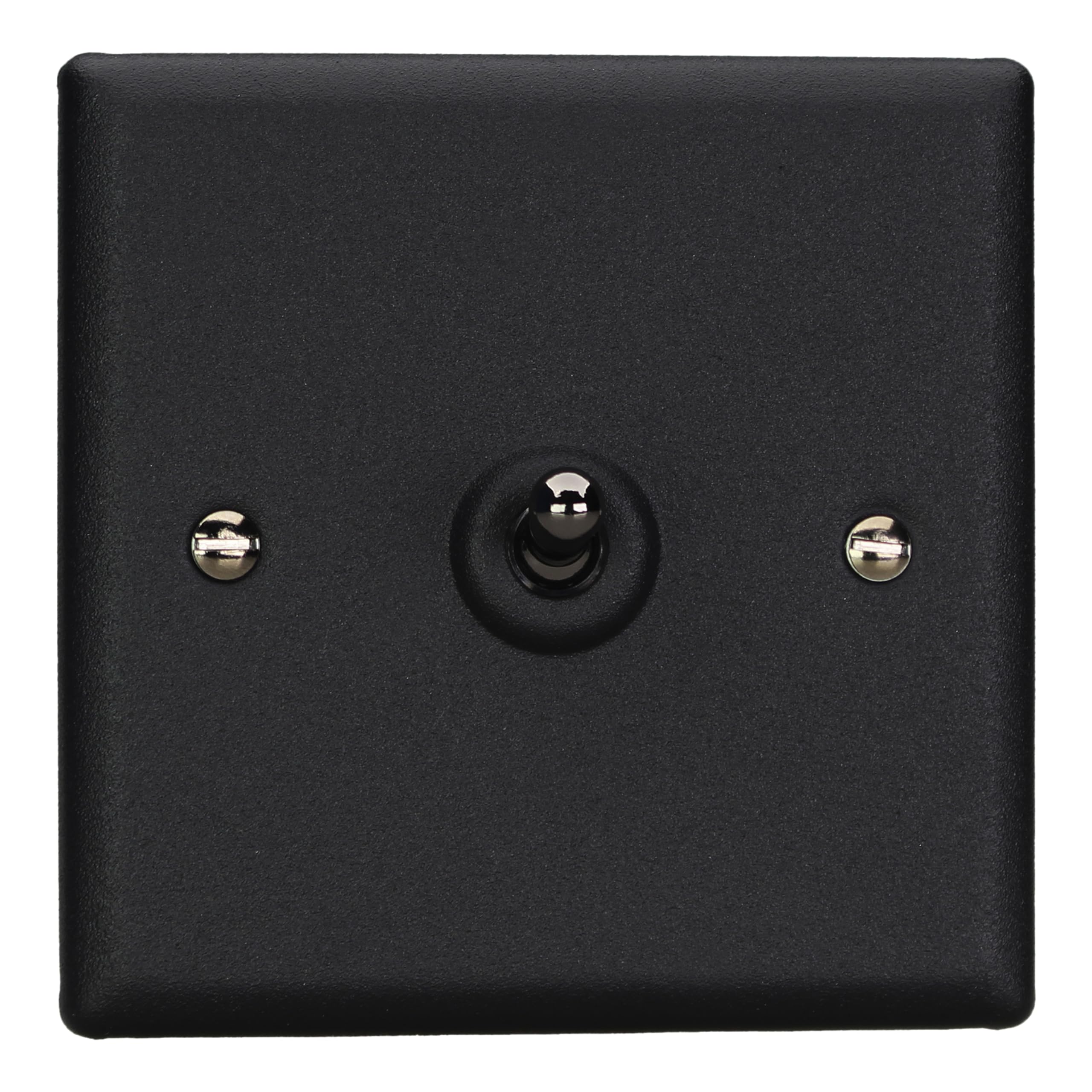 Varilight Single Light Switch 2-Way - Urban Matt Black With Iridium Toggle