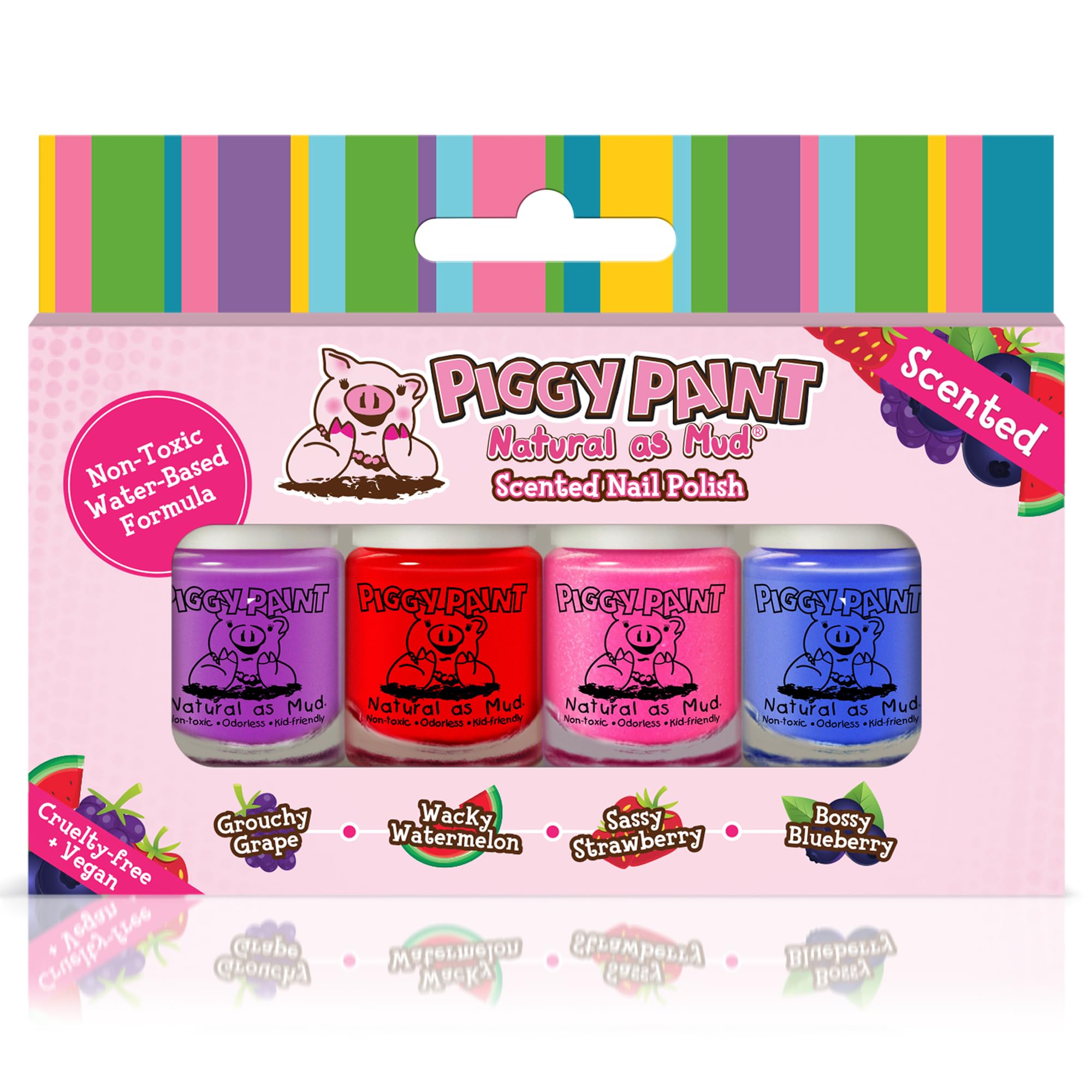 Piggy Paint Mini Scented 4 Polish Boxset