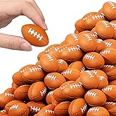 Civaner 200 Packs Mini Football Bulk Sports Stress Ball Mini Foam Footballs Stress Ball Bulk Toy for Party Favor School Carnival Reward Party Supplies(Brown,1.57 Inch)