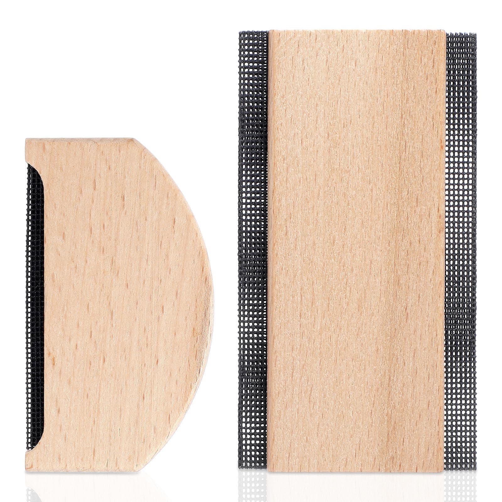 Photo 1 of 2 Pcs Cashmere Comb, Sweater Comb with Wood Handle Portable Pilling Remover Cashmere Remover Hairball Combs Fabric Combs Clothing for De-Pilling Clothes Scarves Wool Coats Pant Legs Knits Woolens