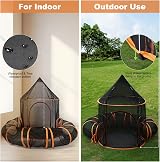 Odoland Outdoor Cat Tent Tunnel Large Foldable Enclosure Playpen view 3