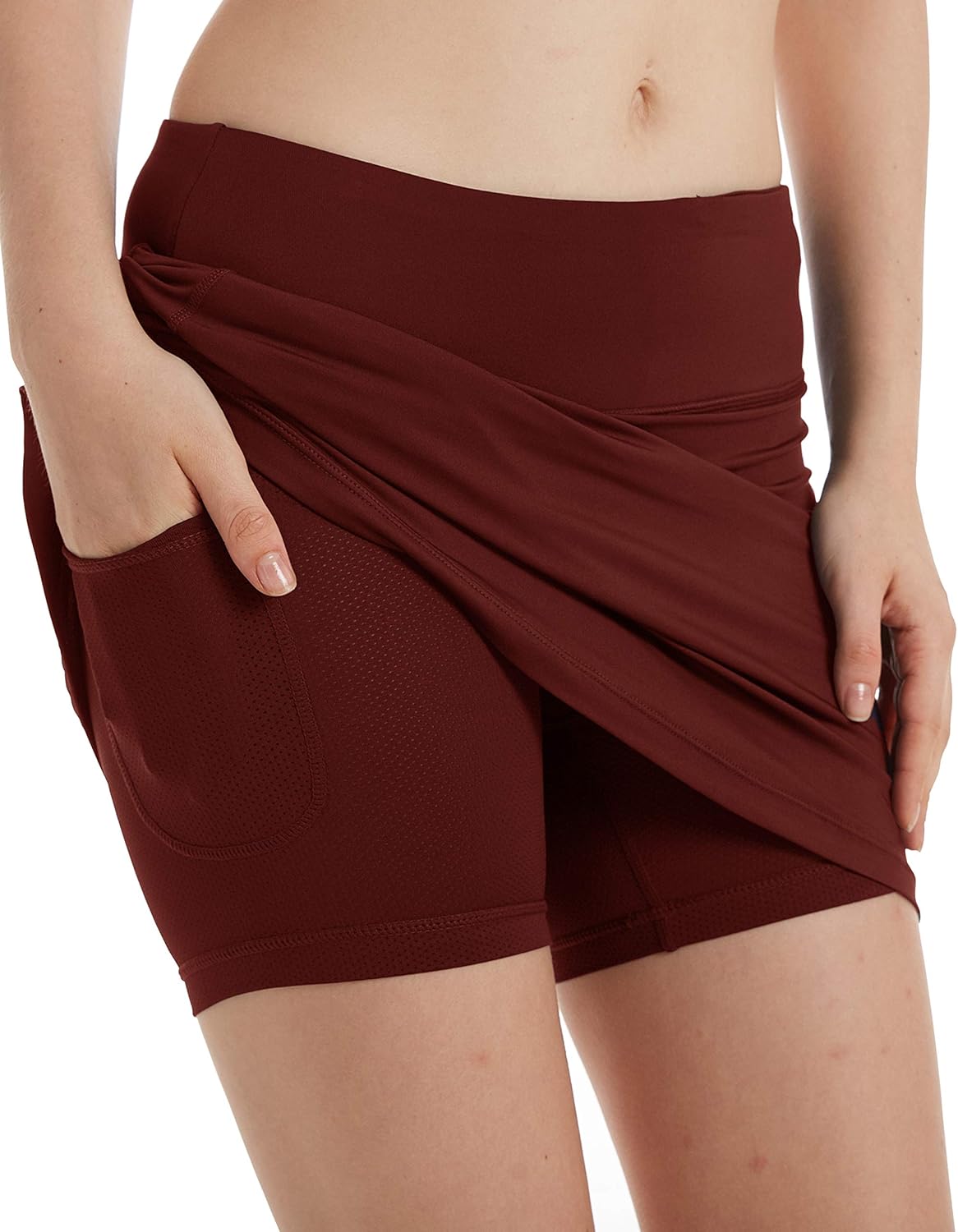 Women's Active Athletic Skirt Sports Golf Tennis Running Pockets Skort: Clothing