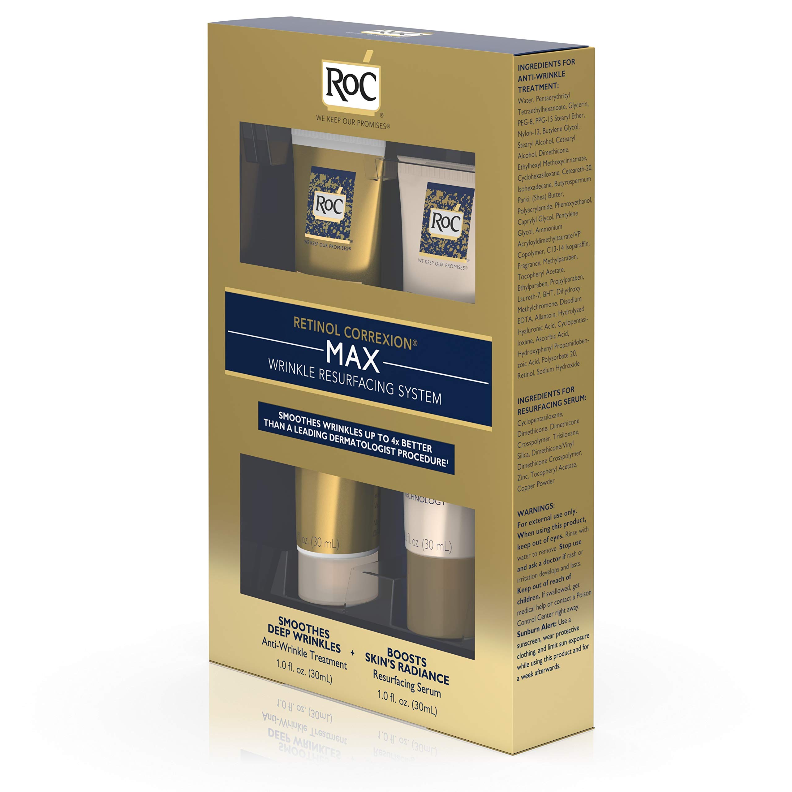 RoC Retinol Correxion Max Wrinkle Resurfacing AntiAging Skin Care