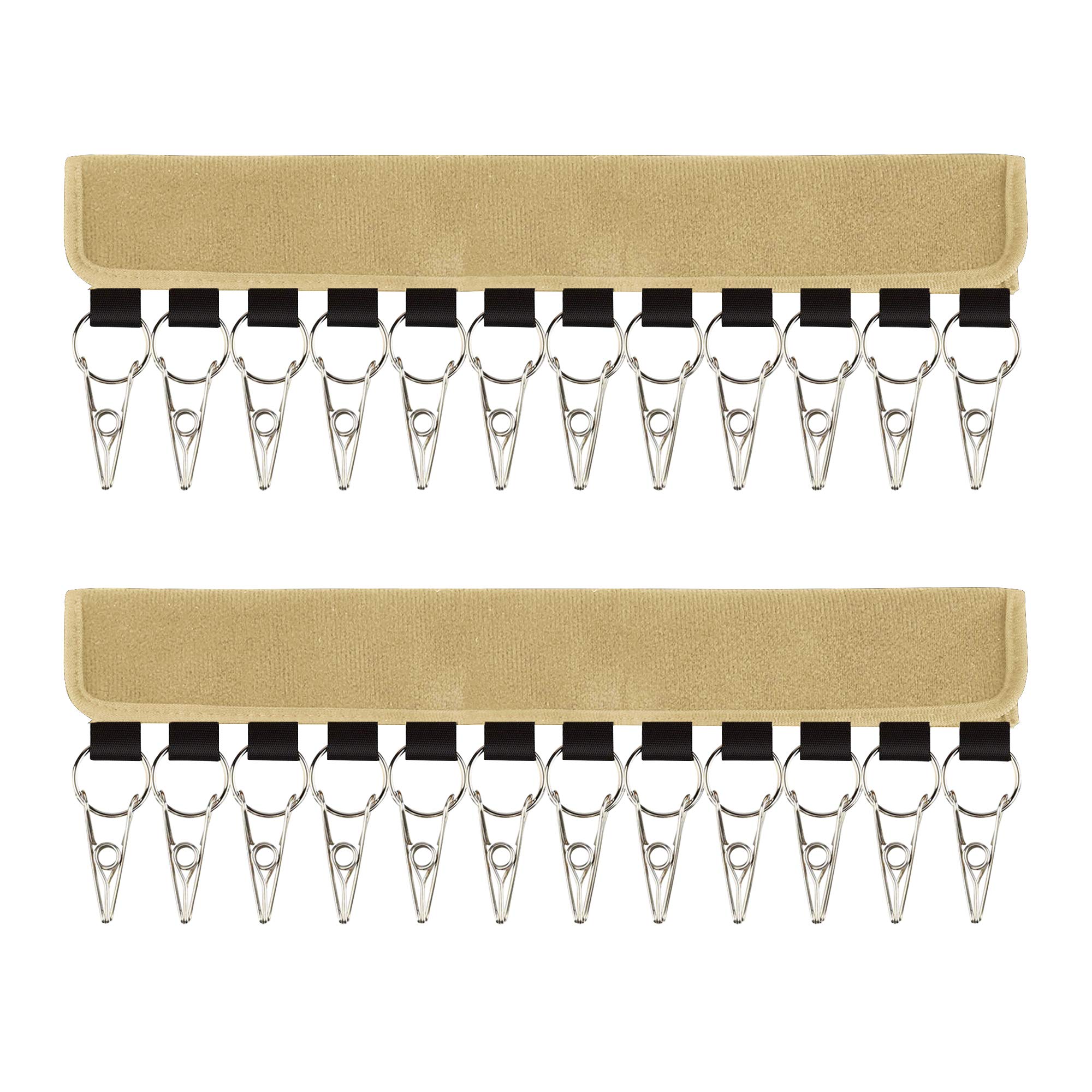 B.SHINE Hat Rack Cap Organizer - 12 Clips Hanging Baseball Caps Holder with Dust Cover, up to 36 Hats