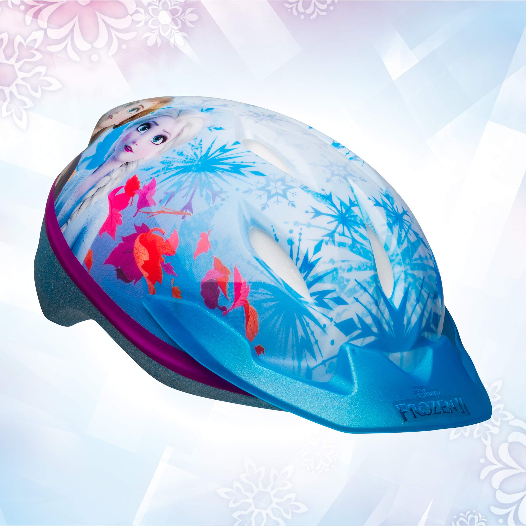 BELL Disney Frozen 2 Snowflakes Child Bike Helmet, Child (5-8 yrs.) (7120069)