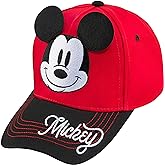 Disney Boys Mickey Mouse Red Baseball Cap - Age 4-7