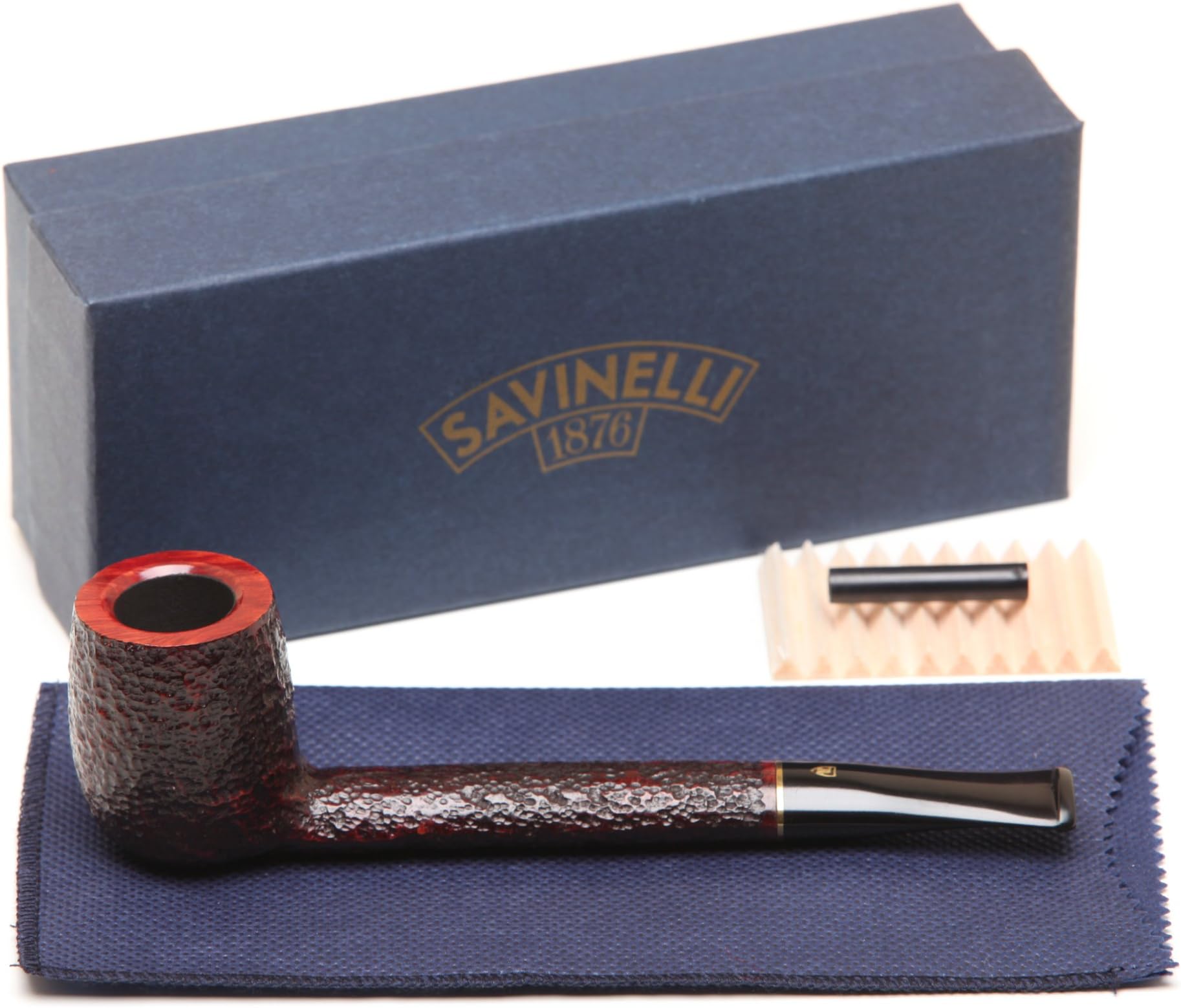Savinelli Roma 802 Black Stem Tobacco Pipe