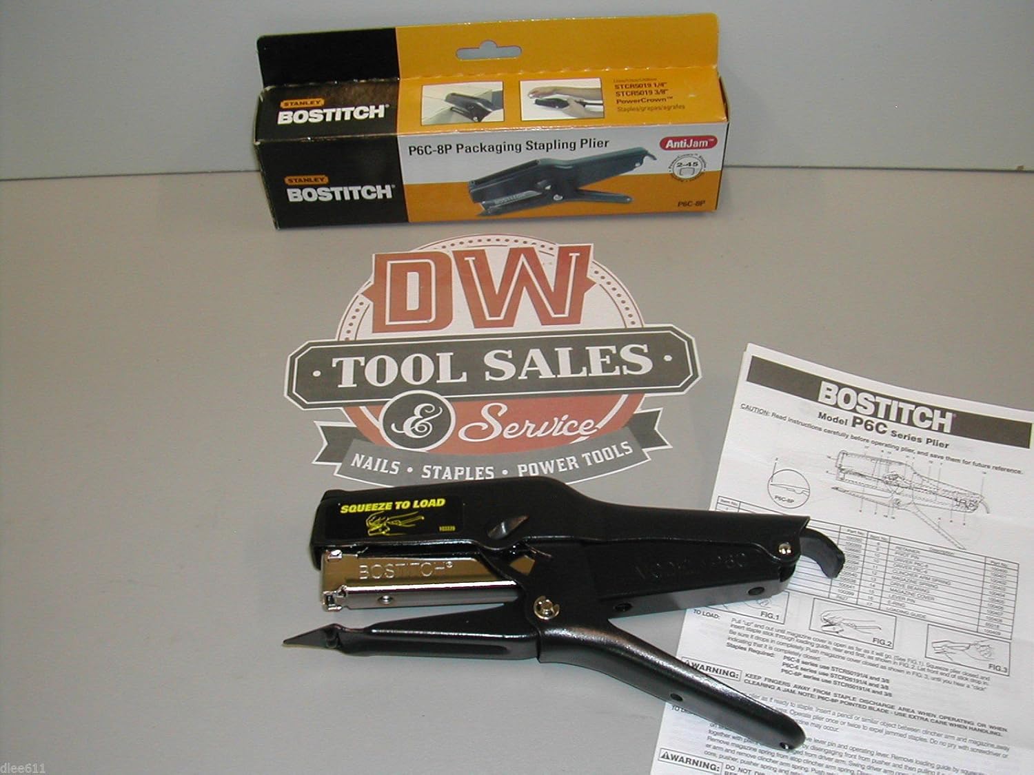 BOSTITCH STAPLING PLIER Model P6C8P Amazon.ca Tools & Home Improvement
