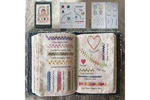 2025 New The Ultimate Embroidery Learning Book,Stitch Guide with 100+ Patterns,Embroidery Books of Stitches with a Complete T