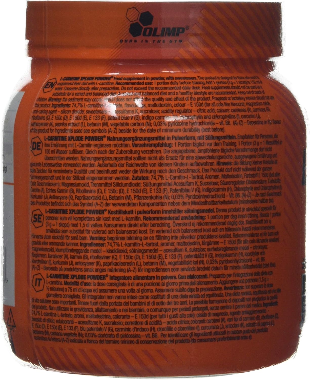 OLIMP SPORT NUTRITION Olimp L-Carnitine Xplode Powder 300 g Cherry Flavour, 300 g (Pack of 1) - Image 3
