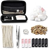 The Left Bridge Lighter Repair Kit, Vintage Lighter Repair Kit, 144PCS | Flint and Wick, Lighter Accessories Repair Kit Tools for Fluid Lighter, Petrol Lighter Repair and Maintenance Kit