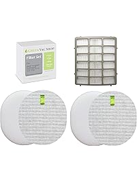 GreenVacShop 2+1 Pk Shark Navigator Professional (NV70, NV71, NV80, NVC80C, UV420)& Shark Rotator Professional XL Capacity (NV90, NV95) Replacement Filter Set, 2 Foam+2 Felt+1 HEPA Filters XFF80 XHF80
